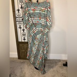 Eva Franco floral high low dress in size 10 - sample piece - one of a kind